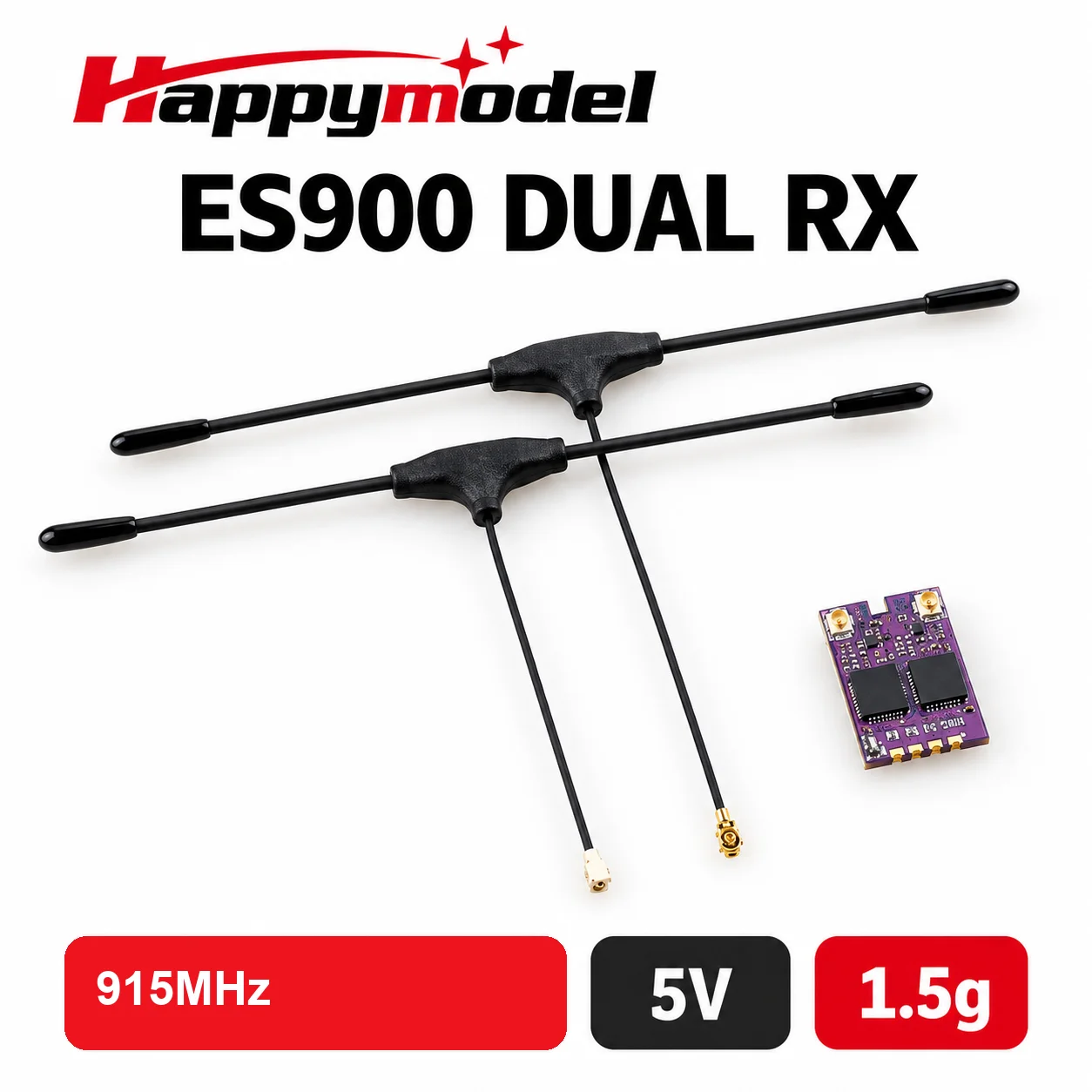 Drone Kit Long Range - HappyModel ES900 듀얼 RX ELRS 다이버시티